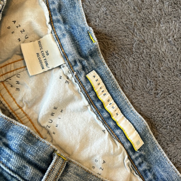 Vintage patchwork Azzure Denim baggy y2k jeans - Picture 7 of 7